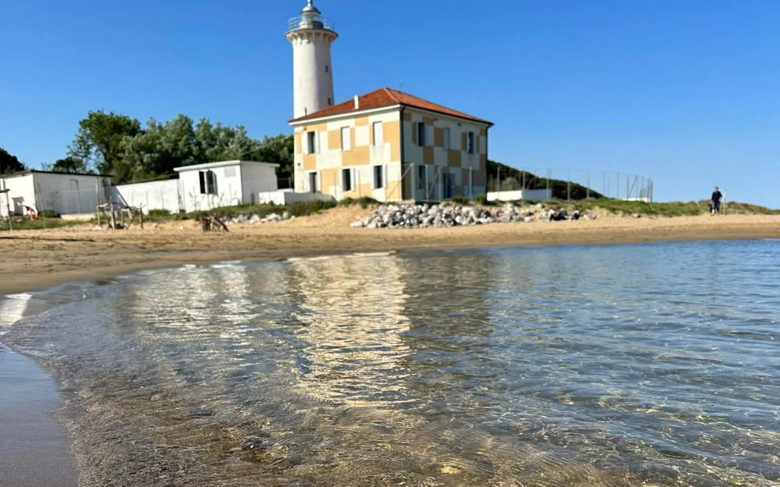 Il faro di Bibione alla foce del Tagliamento — Casa Vacanze Monachy Beach, Bibione